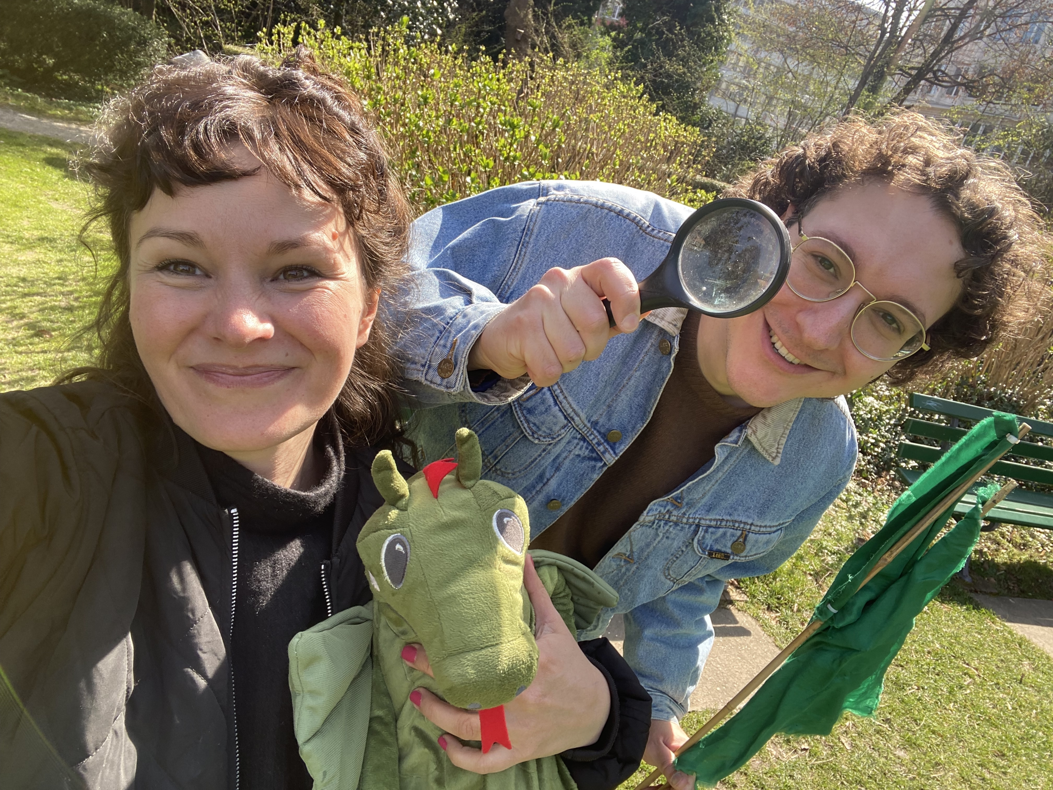 Olivia K. und Alex G., Team der Fachstelle DOK Impuls