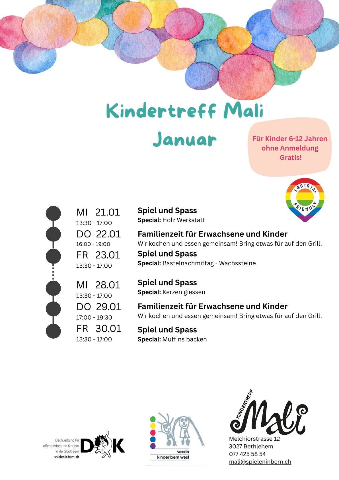 Programm Mali Januar 2026