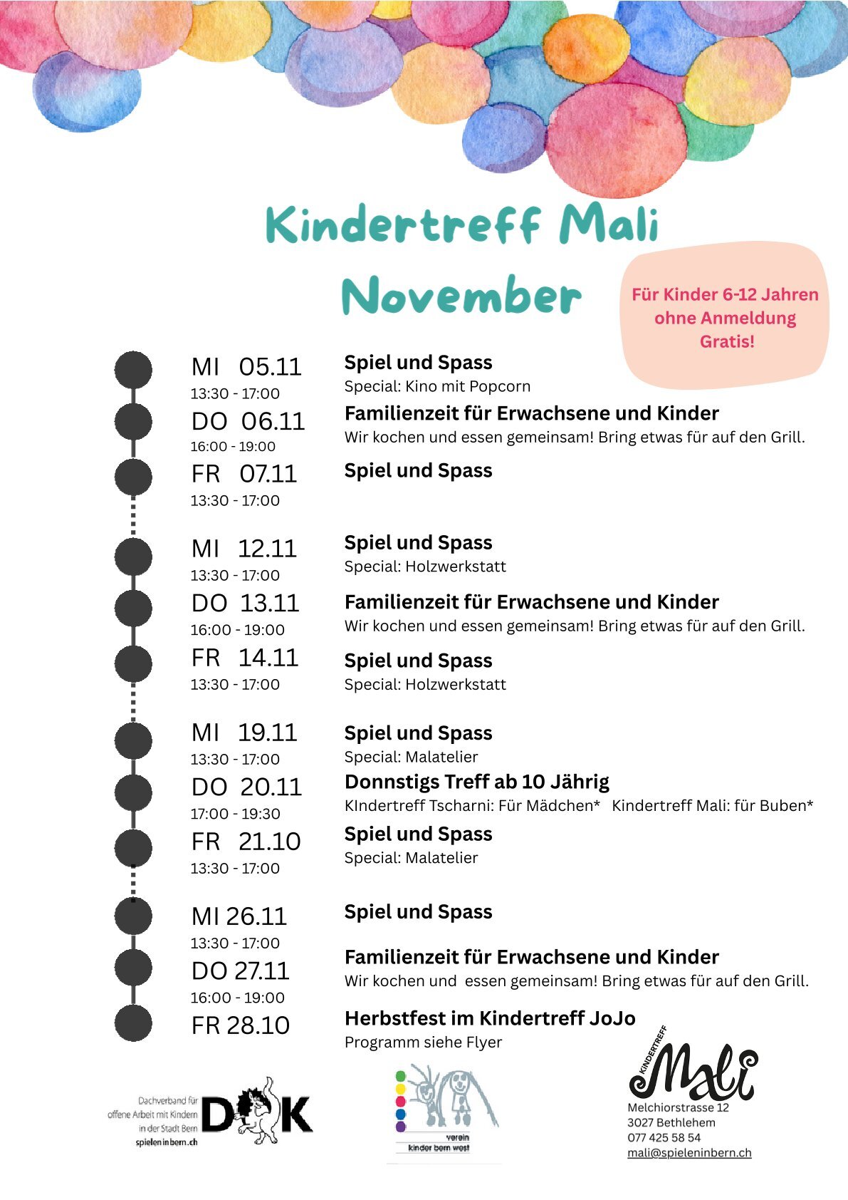 Programm Mali November 2025