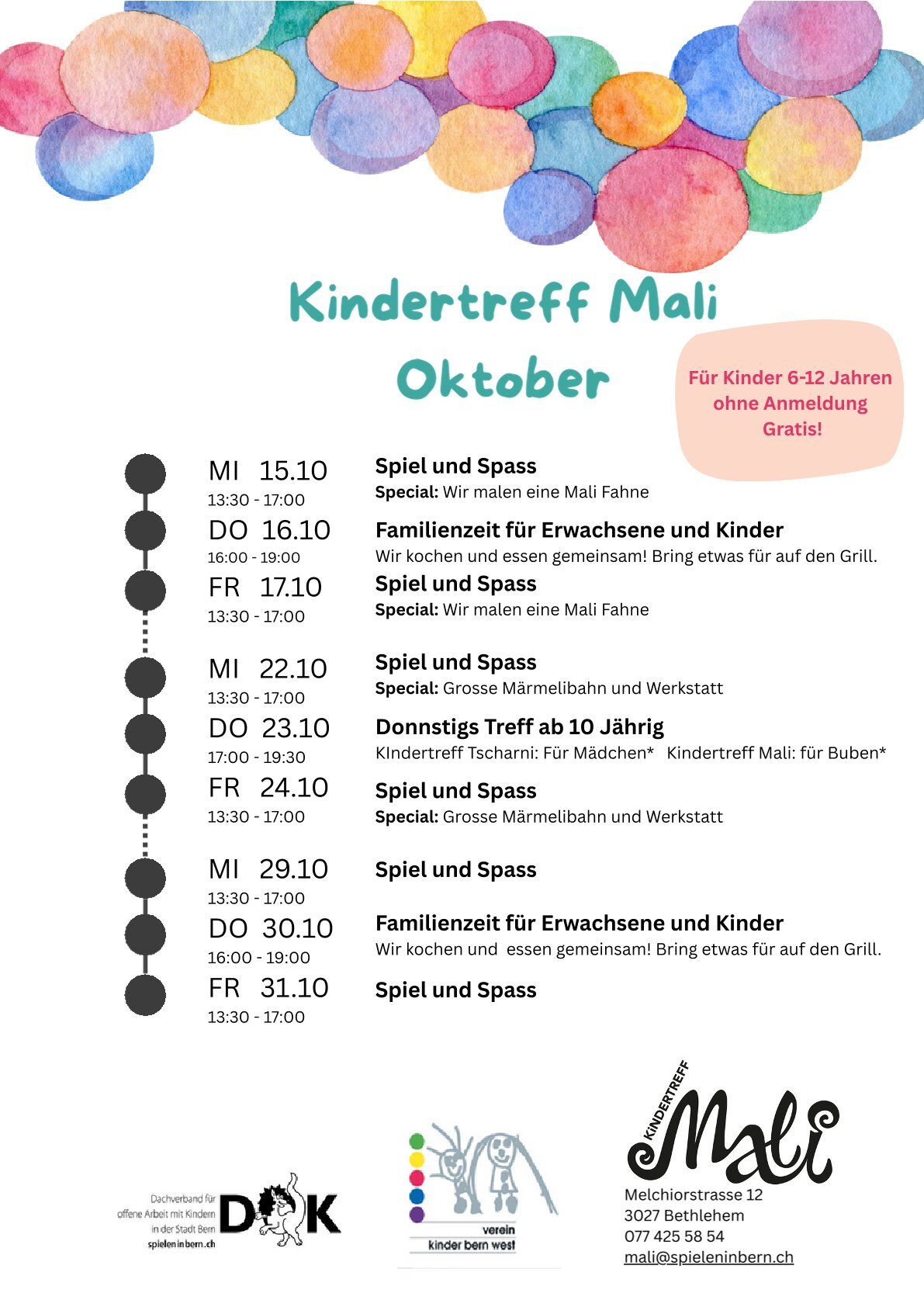 Oktober Programm Mali 2025