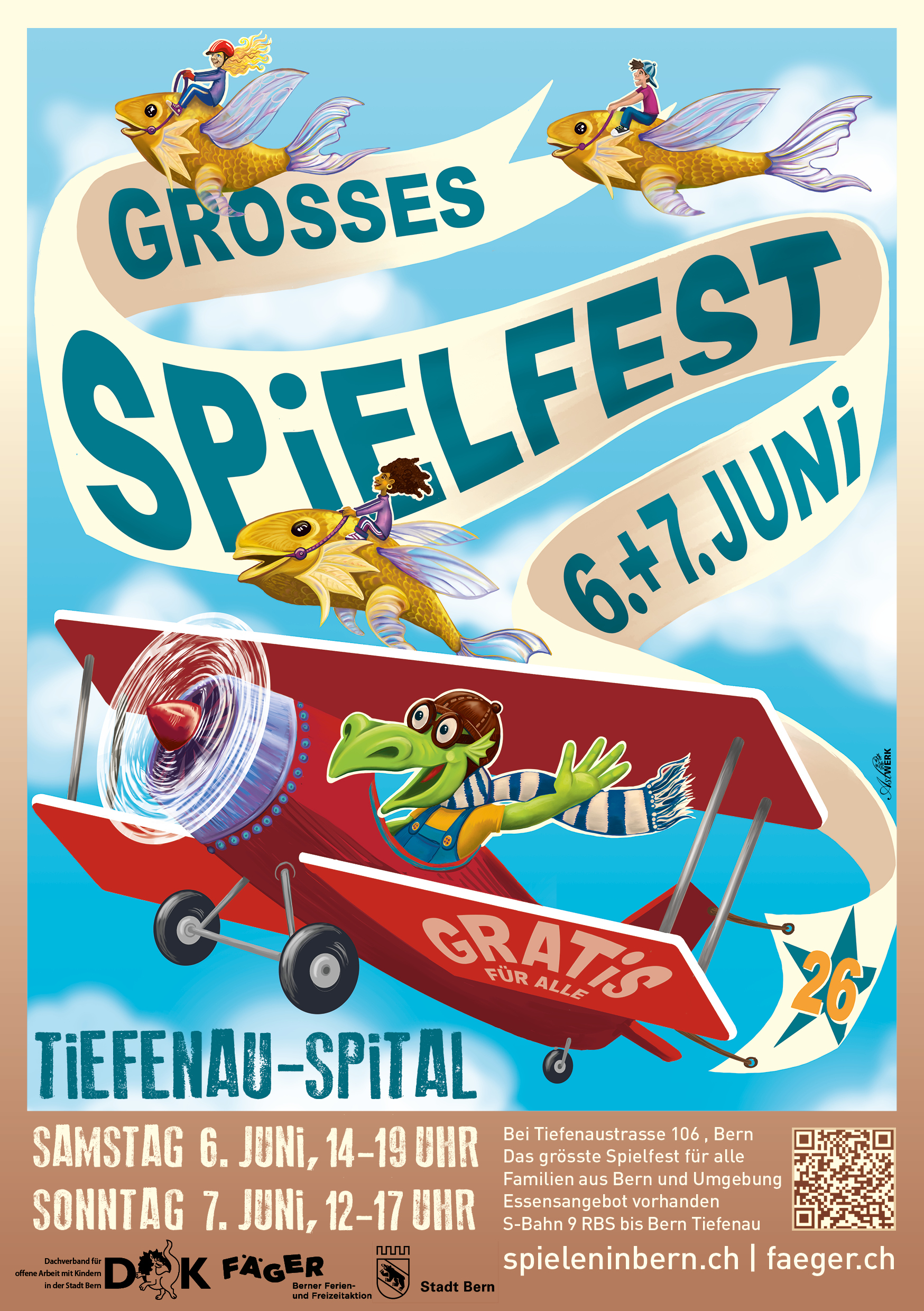 Flyer Grosses Spielfest 2026